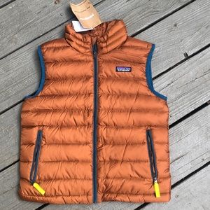 NWT Patagonia Boys Down Sweater Vest 7/8